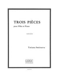 TATIANA SMIRNOVA: 3 PIECES OP.56 (FLUTE & PIANO)