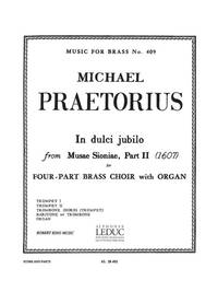 MICHAEL PRAETORIUS: IN DULCI JUBILO (QUINTET-BRASS)
