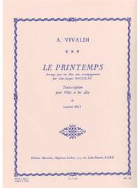 ANTONIO VIVALDI: 'SPRING' IN E MAJOR ARRANGED  FOR ALTO RECORDER SOLO