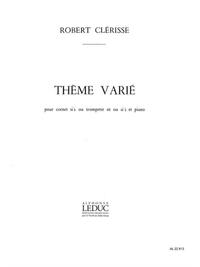 ROBERT CLERISSE: THEME VARIE (TRUMPET & PIANO) TROMPETTE