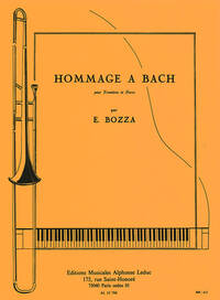 EUGENE BOZZA: HOMMAGE A BACH (TROMBONE/PIANO)