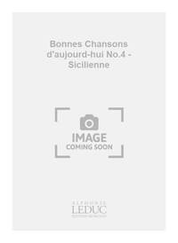 SALVADOR H.& CHAGNON R.: BONNES CHANSONS D'AUJOURD-HUI NO.4: TU REVIENS (CHORAL-MIXED A CAPPELLA)