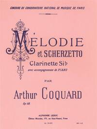 ARTHUR COQUARD: MELODIE ET SCHERZETTO OP.68 (CLARINET)