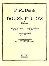 PIERRE MAX DUBOIS: 12 ETUDES (CLARINET SOLO)