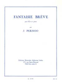 JACQUES PERNOO: FANTAISIE BREVE (HORN & PIANO)