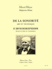 MOYSE MARCEL DE LA SONORITE ART ET TECHNIQUE FLUTE BK RUSSIAN VERSION