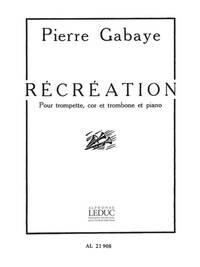 PIERRE GABAYE: RECREATION (BRASS QUARTET)