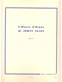 L'OEUVRE D'ORGUE TOME 3