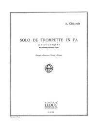 AUGUSTE CHAPUIS: SOLO (F OR BB TRPT) (TRUMPET & PIANO) TROMPETTE