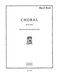 MARCEL BITSCH : CHORAL - COR ET PIANO