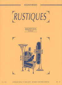 BOZZA: RUSTIQUES TROMPETTE UT OU SIB ET PIANO TROMPETTE