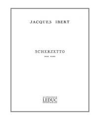 JACQUES IBERT: SCHERZETTO (PIANO SOLO) PIANO