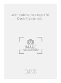 JEAN PATERO: 80 ETUDES DE DECHIFFRAGES VOL.1 (FLUTE & PIANO)