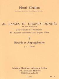 HENRI CHALLAN: 380 FIGURED BASS EXERCISES (7A)