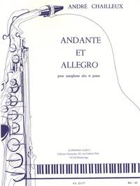 ANDANTE ET ALLEGRO POUR SAXOPHONE ALTO ET PIANO