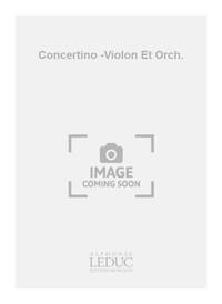 JEAN MICHEL DEFAYE: CONCERTINO (VIOLIN & PIANO)