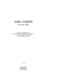 GAYE-MARIE LE NET: AIRS VARIES, ARRANGEMENTS OF VARIOUS CLASSICAL WORKS (FLUTES 2)