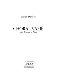 EDISON DENISOV: CHORAL VARIE (TROMBONE & PIANO)