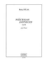 BETSY JOLAS: PIECESJAY JAYPIECES I & II (PIANO SOLO) PIANO