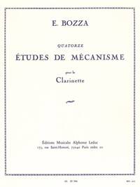 EUGENE BOZZA: 14 MECHANICAL STUDIES FOR CLARINET