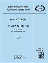 BERNARD WYSTRAETE: FARANDOLE (VIOLIN & PIANO)