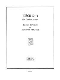 JACQUES TOULON: PIECE NO.1 (TROMBONE & PIANO)