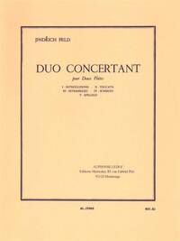 JIND ICH FELD: DUO CONCERTANT (TWO FLUTES)