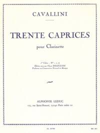 ERNESTO CAVALLINI : 30 CAPRICES VOL.1 VOL. 1 - 1 A 18 - CLARINETTE - RECUEIL
