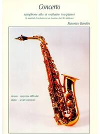 MAURICE BARDIN: CONCERTO (ALTO) (SAXOPHONE-ALTO & PIANO)