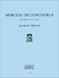 JEAN MICHEL DEFAYE: MORCEAU DE CONCOURS 2 (CLARINET & PIANO)