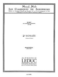 GEORG FRIEDRICH HANDEL: SONATA NO.2 (CLASSIQUES NO.89) (SAXOPHONE-ALTO & PIANO)