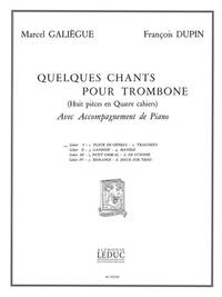 GALIEGUE QUELQUES CHANTS VOL 1 FLEUR DE CHORAL TRIALOGUE TBN & PF BK