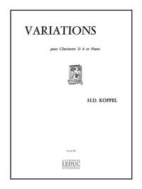 HERMANN DAVID KOPPEL: VARIATIONS OP.72 (CLARINET & PIANO)