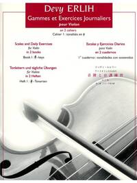DEVY ERLIH: SCALES AND DAILY EXERCISES FOR VIOLIN BOOK 1 (VIOLIN SOLO)