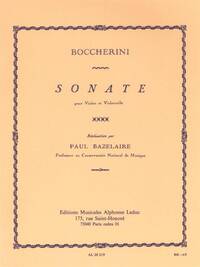 LUIGI BOCCHERINI: SONATA (VIOLIN/CELLO)