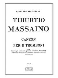 MASSAINO KING CANZON 8 TROMBONES MFB140 SCORE/PARTS