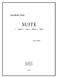 JEAN MICHEL DEFAYE: SUITE (PIANO SOLO) PIANO