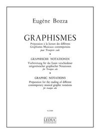 EUGENE BOZZA : GRAPHISMES - POUR TROMPETTE SEULE