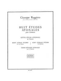 GIUSEPPE RUGGIERO : 8 ETUDES ATONALES - CLARINETTE