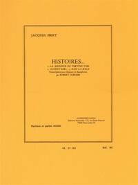 JACQUES IBERT: HISTOIRES, 3 PIECES (SAXOPHONES 4)