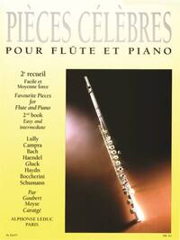 VARIOUS COMPOSERS: PIECES CELEBRES VOL.2 (FLUTE & PIANO)