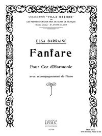 ELSA BARRAINE: FANFARE (HORN & PIANO)