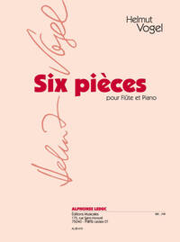 HELMUT VOGEL: 6 PIECES (FLUTE & PIANO)