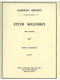 ALBERTO OREFICI: STUDI MELODICI (BASSOON SOLO)