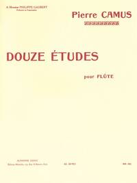PIERRE CAMUS: 12 ETUDES (FLUTE SOLO)