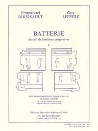 BOURSAULT LEFEVRE BATTERIE DRUMS BOOK
