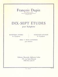DIX-SEPT ETUDES POUR XYLOPHONE