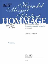 HENRI BERT: HOMMAGE D'UN JEUNE FLUTISTE VOL.1 (FLUTE & PIANO)