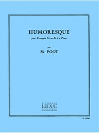 MARCEL POOT: HUMORESQUE (TRUMPET & PIANO) TROMPETTE