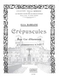 ELSA BARRAINE: CREPUSCULES (SAXOPHONE-ALTO & PIANO)